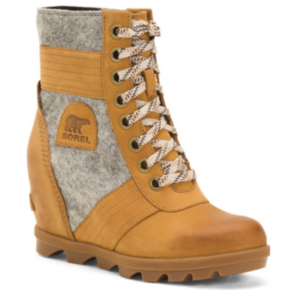 Sorel Lexie Waterproof Wedge Boots Size 9.5